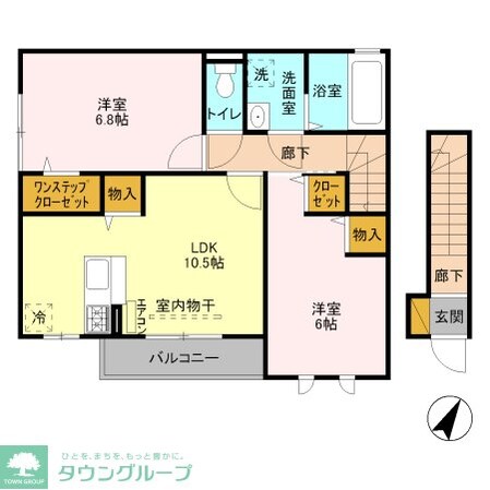 リヴェールの物件間取画像